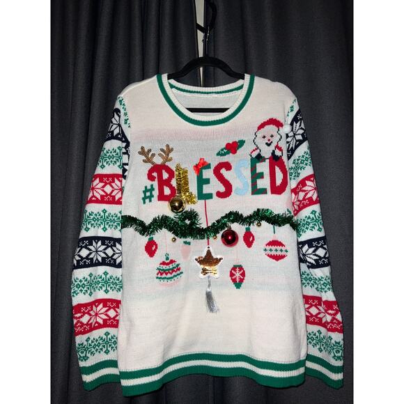 Ugly Christmas Sweater Xmas Size XL - Picture 1 of 2